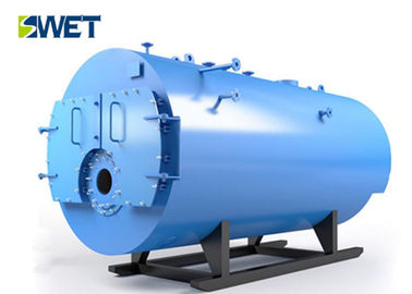 Double Drum Industrial Water Tube Boiler , Gas Fired Fuel Longitudinal Drum Boiler