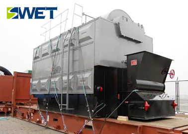 Portable Chain Grate Boiler Wood Pellets Fuel 160℃ Exhaust Temperature