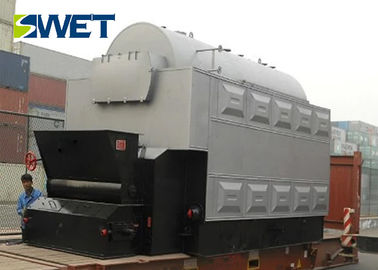 Portable Chain Grate Boiler Wood Pellets Fuel 160℃ Exhaust Temperature