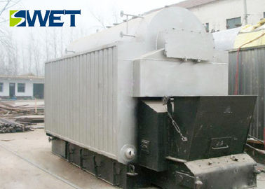 Portable Chain Grate Boiler Wood Pellets Fuel 160℃ Exhaust Temperature