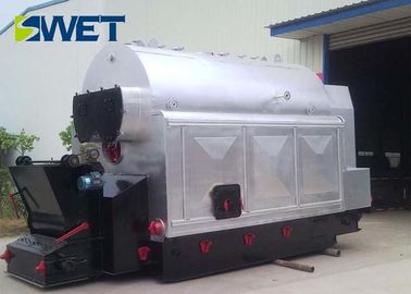 Portable Chain Grate Boiler Wood Pellets Fuel 160℃ Exhaust Temperature